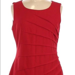 Calvin Klein size 2 red sheath dress